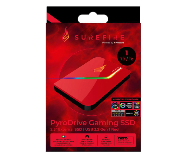 SureFire PyroDrive Gaming SSD 1TB Red - 1293347 - zdjęcie 5